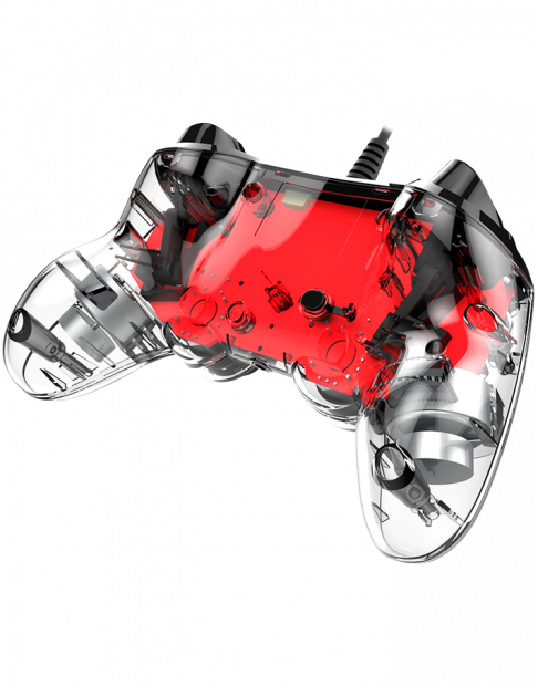 Control PS4 Pc Nacon Compact Illuminated Con Cable Rojo – imagen 3