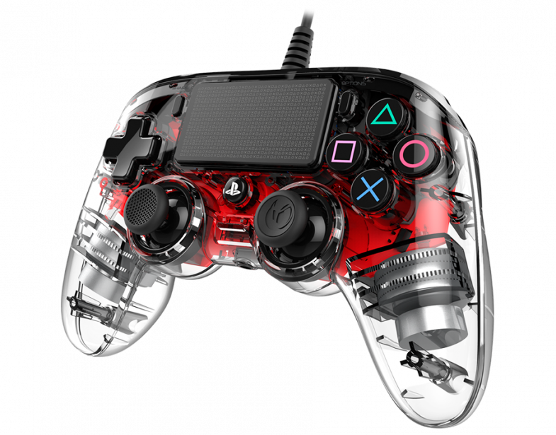 Control PS4 Pc Nacon Compact Illuminated Con Cable Rojo – imagen 5