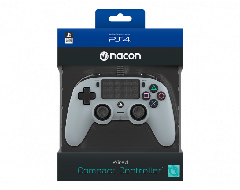 Control PS4 Pc Nacon Compact Con Cable Gris – imagen 2