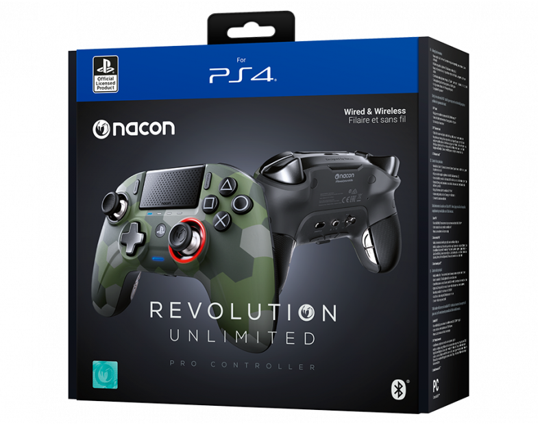 Control Inalambrico Ps4 Nacon Revolution Unlimited Pro Camuflado – imagen 5