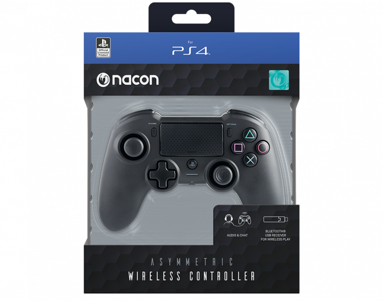 Control Inalambrico Nacon Ps4 Asymmetric Negro – imagen 2