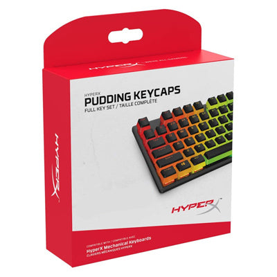 Keycaps Hyperx Pudding Double Shot Pbt Español Negro – imagen 2
