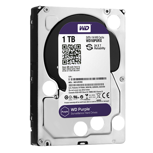 Disco Duro WD Purpura 1 Tb Video Vigilancia WD10PURZ