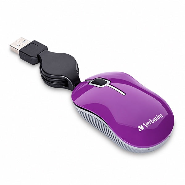 Mini Mouse Con Cable Retráctil Verbatim Mini Travel Commuter
