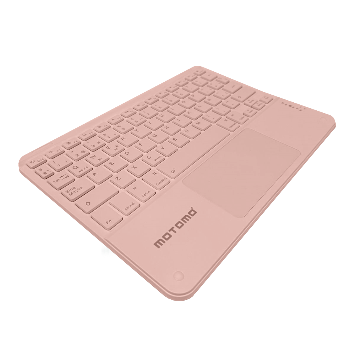Teclado Inalámbrico Bluetooth Motomo Bd-136a Slim Rosado – imagen 2