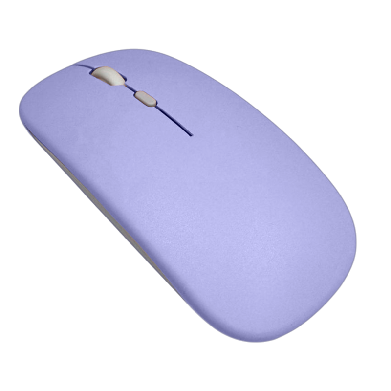 Mouse Dual Bluetooth Wireless 1600 Dpi Recargable Morado – imagen 3