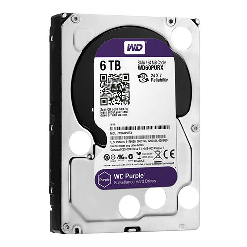 Disco Duro WD Purpura 6 Tb Video Vigilancia WD60PURZ