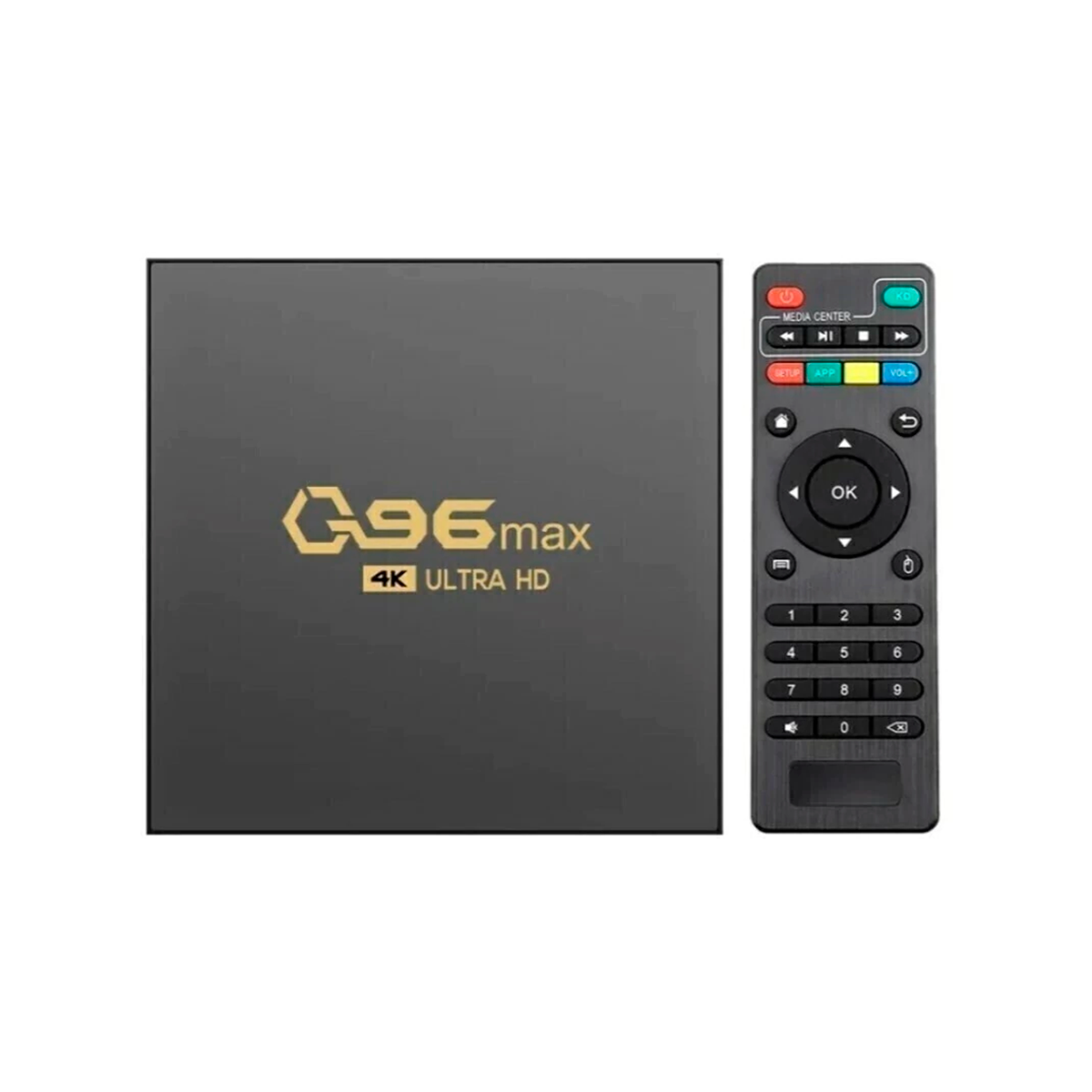 Android TV Box Android Q96 Max 4k Ultra 256 Gb + 16 gb Ram Negro