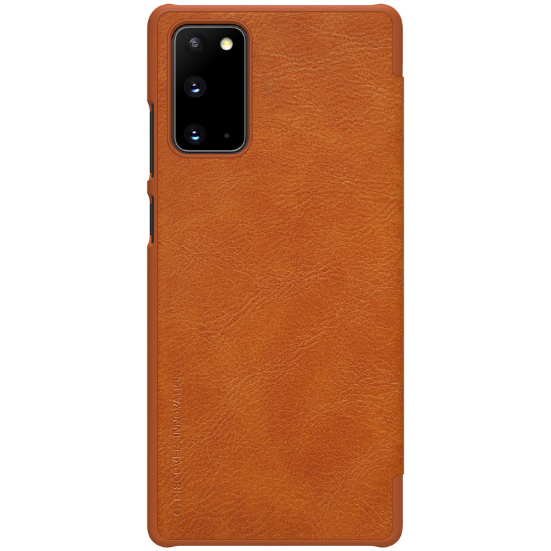 Samsung Galaxy Note 20 Qin Flip Cover Cuero Nillkin – imagen 4