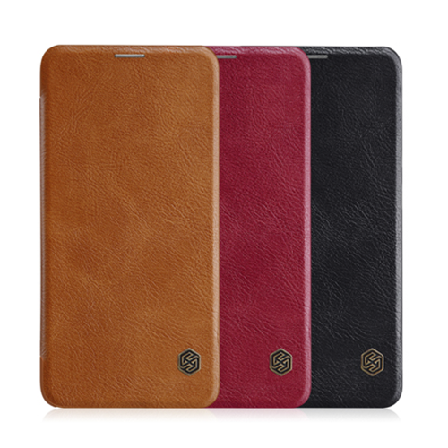 Oneplus 6 Qin Flip Cover Cuero Nillkin