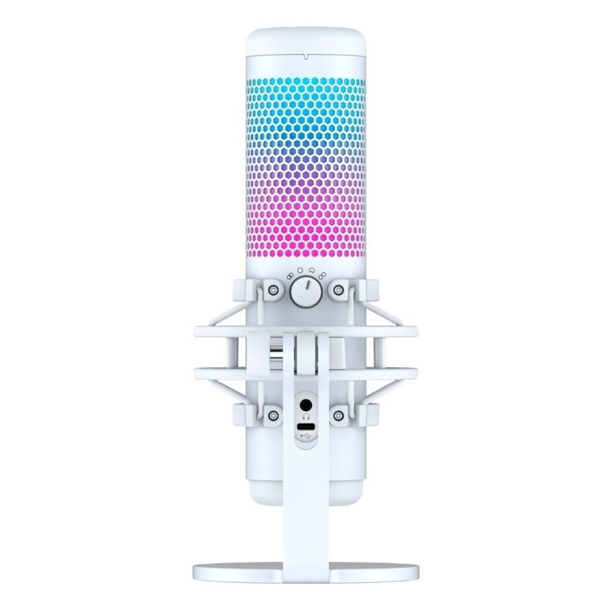 Micrófono Gamer Hyperx Quadcast S Rgb Pc Ps4 Mac Blanco