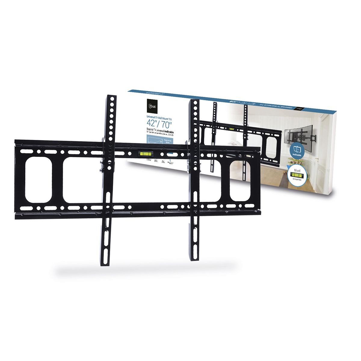 Soporte Inclinable Tv Lcd Led 42-70 Microlab Negro