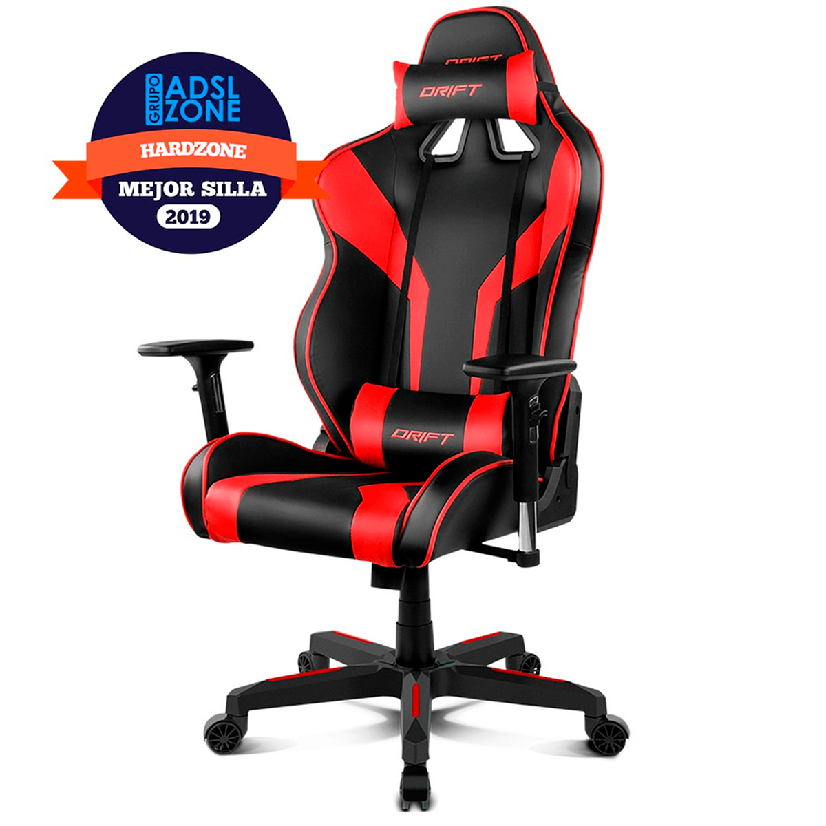 Silla Gamer Drift Dr111 Negro Rojo