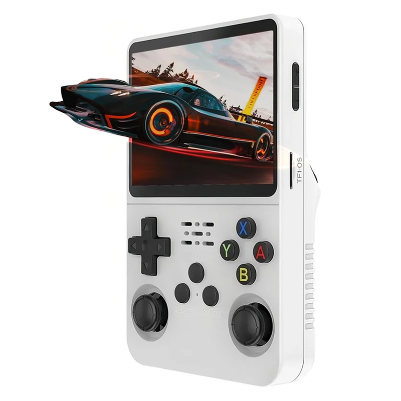 Consola Portatil R36S 64GB IPS 3.5 Blanco