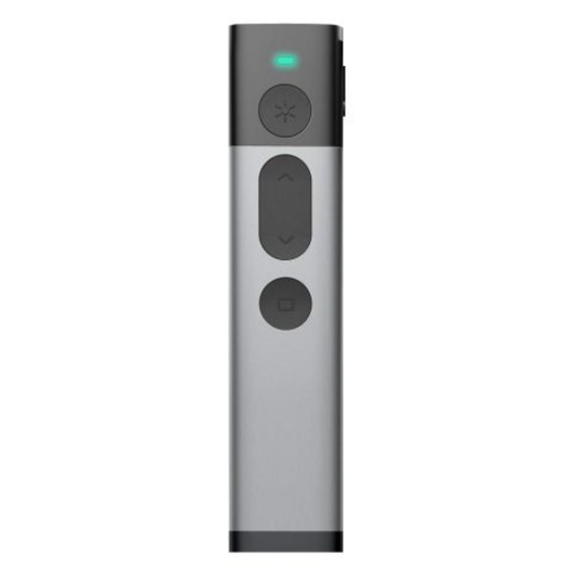 Presentador Inalámbrica Laser Metallic Pointer R600 Gris