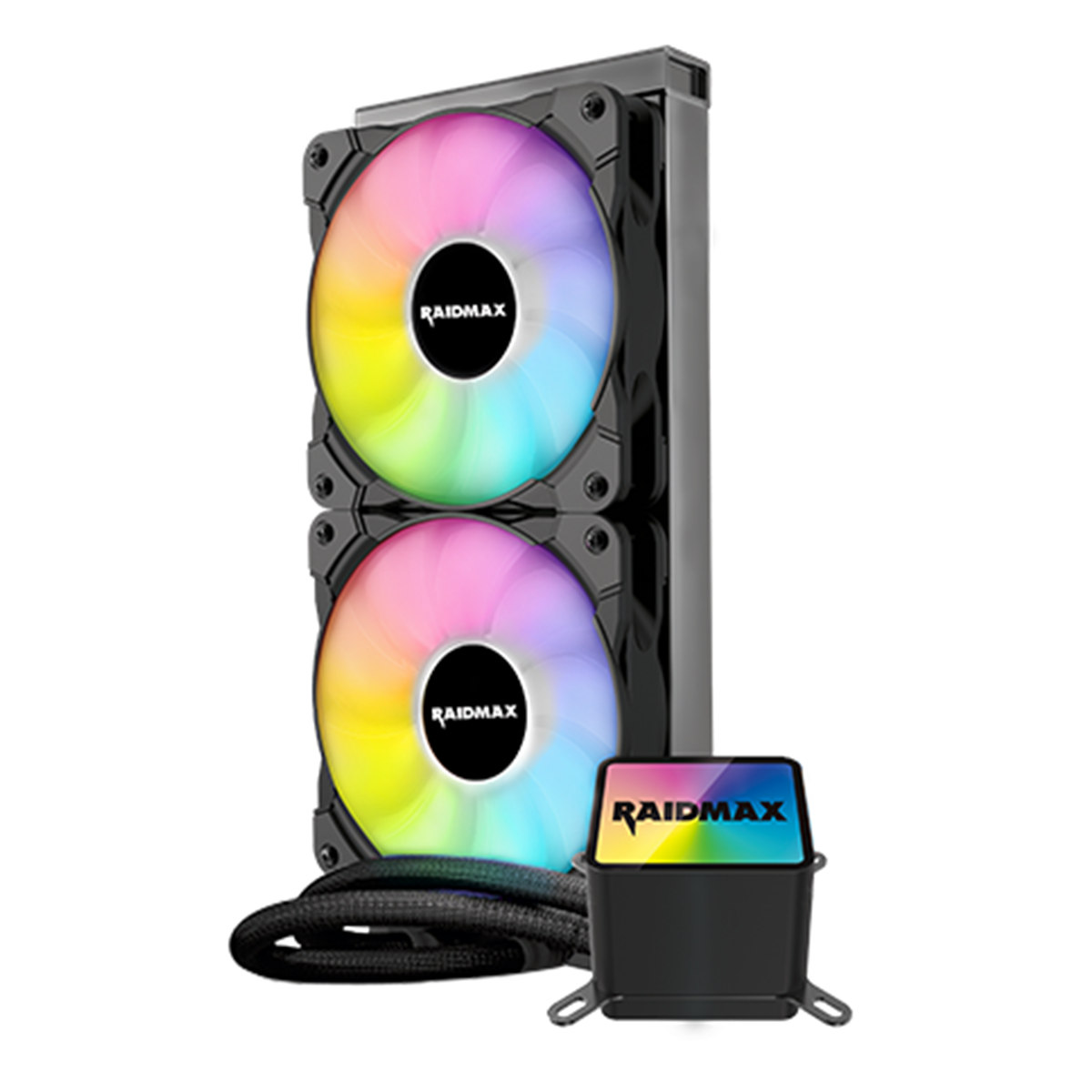Refrigeración Líquida Raidmax Tornado Lc240 ARGB Negro