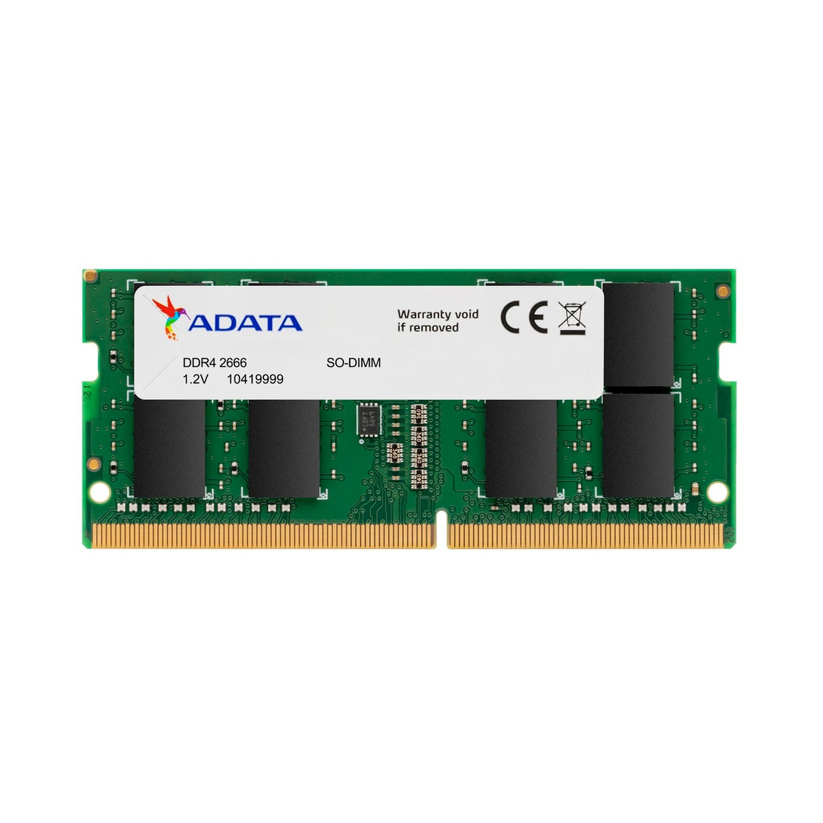 Memoria Ram Adata Ddr4 4gb AD4S26664G19-SGN Negro