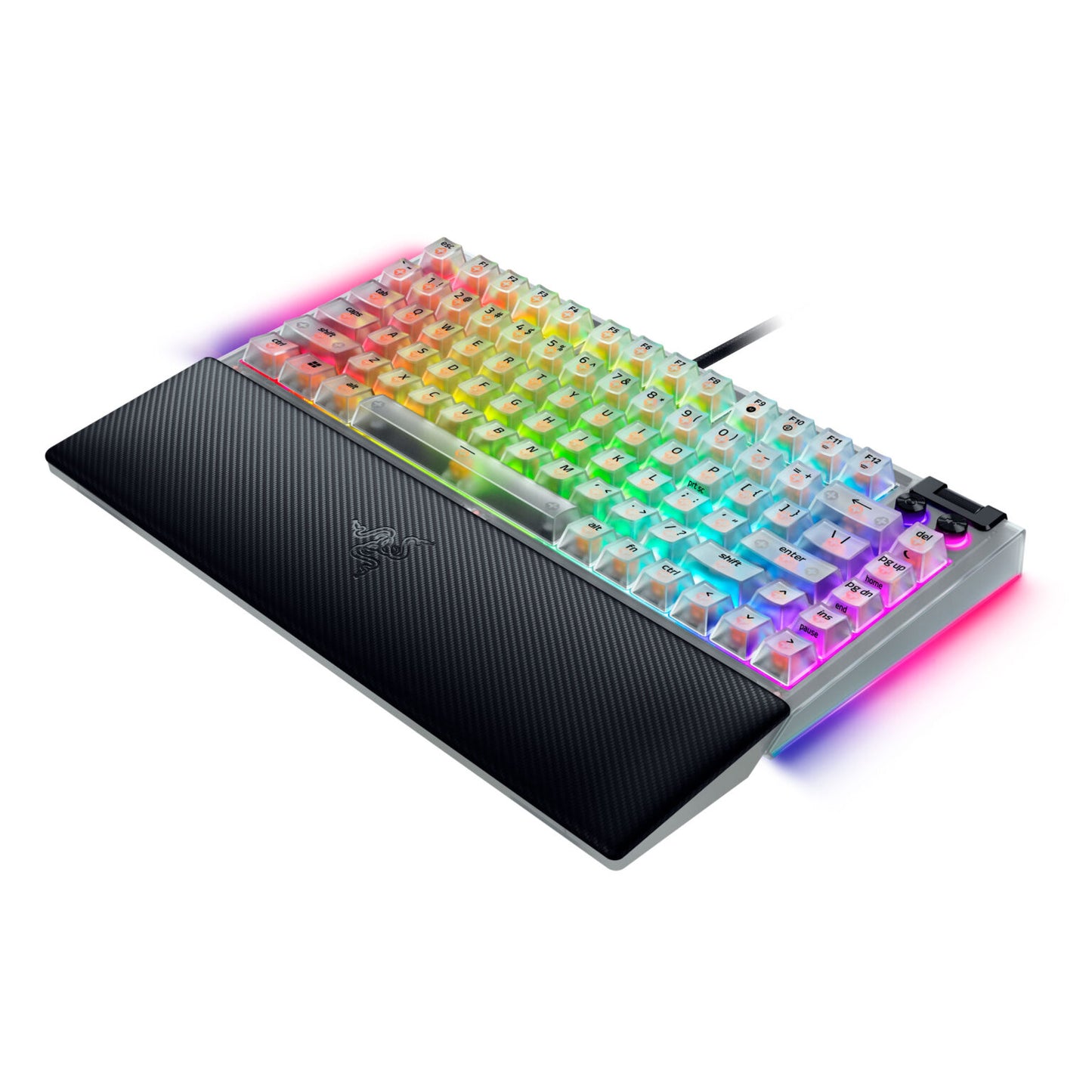 Teclado Gamer Mecanico Razer Blackwidow V4 75% Phantom White – imagen 2