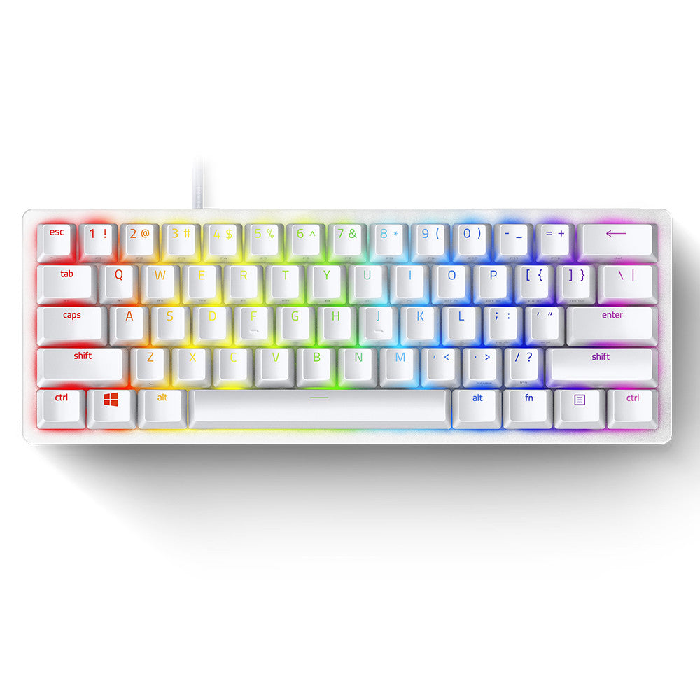 Teclado Gamer Razer Huntsman Mini Switches Rojos Ingles Blanco – imagen 4