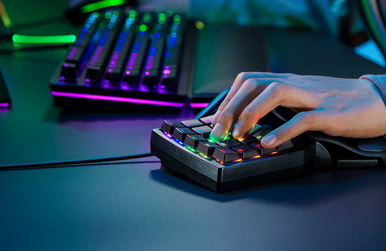 Teclado Keypad Gamer Tartarus Pro Negro – imagen 3