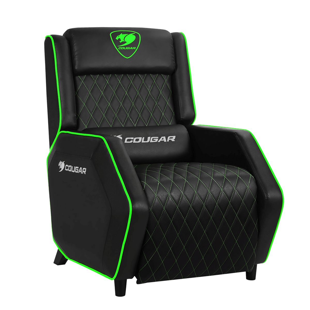 Sillon Gamer Cougar Ranger Negro XB Negro Verde