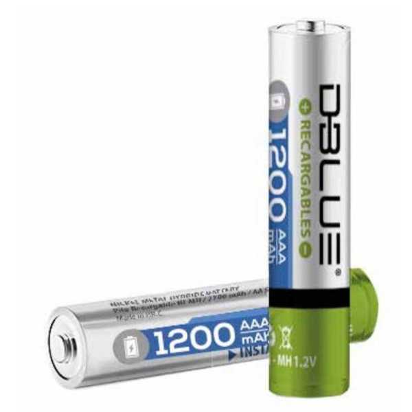 Pack 5 Pilas Recargables Aaa Dblue 1200 Mah – imagen 2