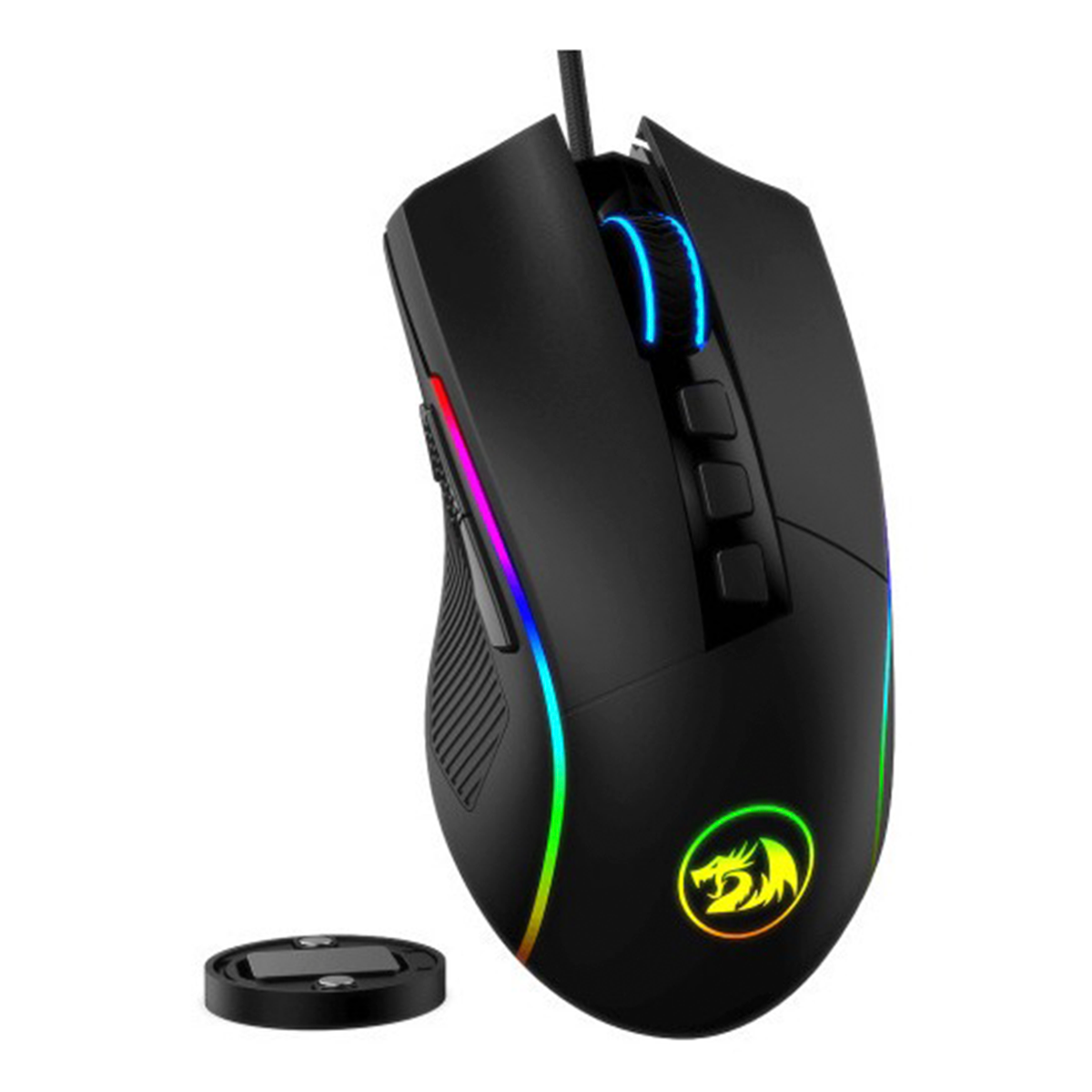 Mouse Gamer Redragon Lonewolf M721 Pro Rgb Negro