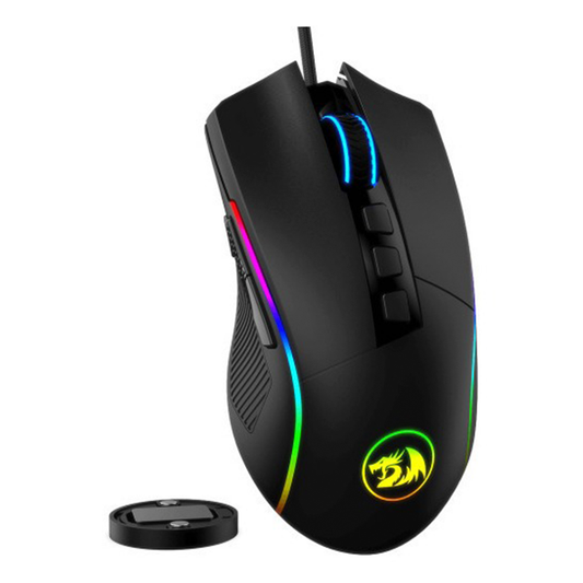 Mouse Gamer Redragon Lonewolf M721 Pro Rgb Negro
