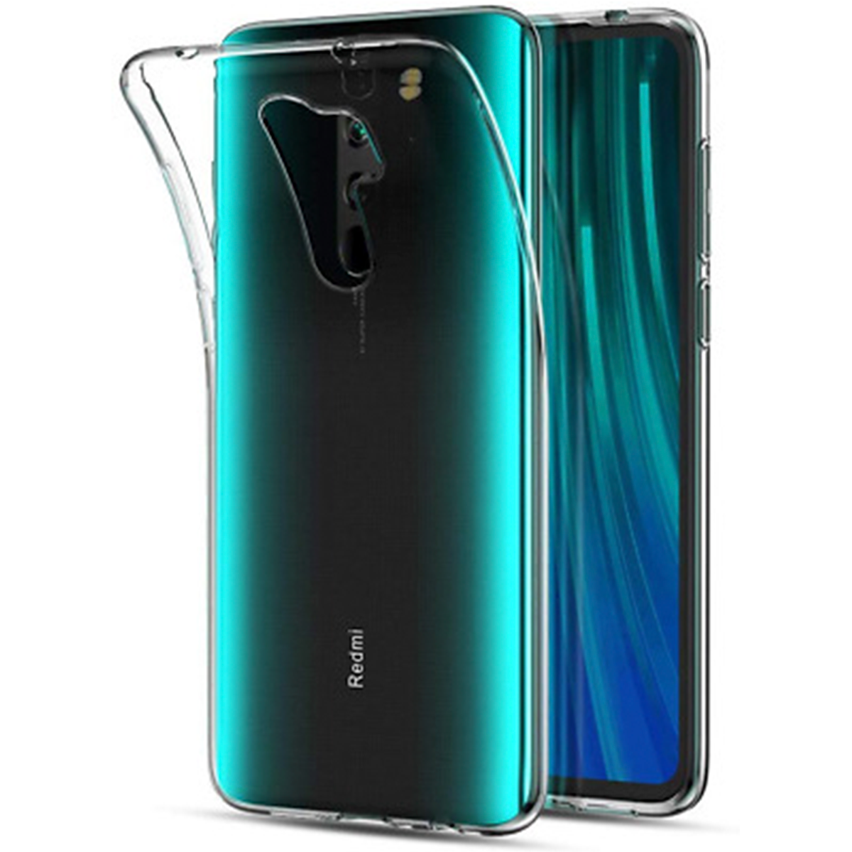 Xiaomi Redmi Note 8 Pro Carcasa Transparentes Gel TPU