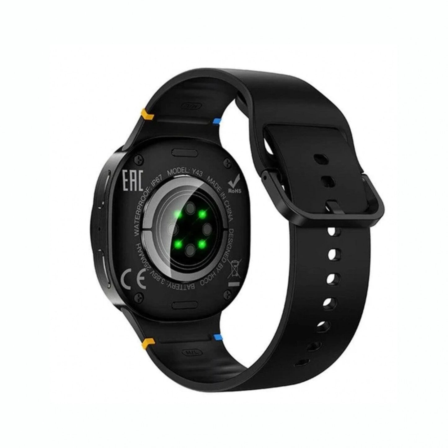 Reloj Smartwatch Hoco Y43 Bluetooth Llamadas Gps Amoled Ip67 Negro – imagen 2