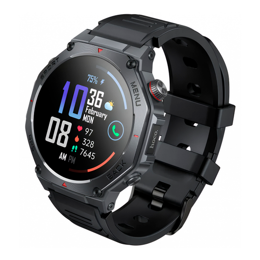 Reloj Smartwatch Hoco Y37 Amoled Gps Llamada Bluetooth Negro