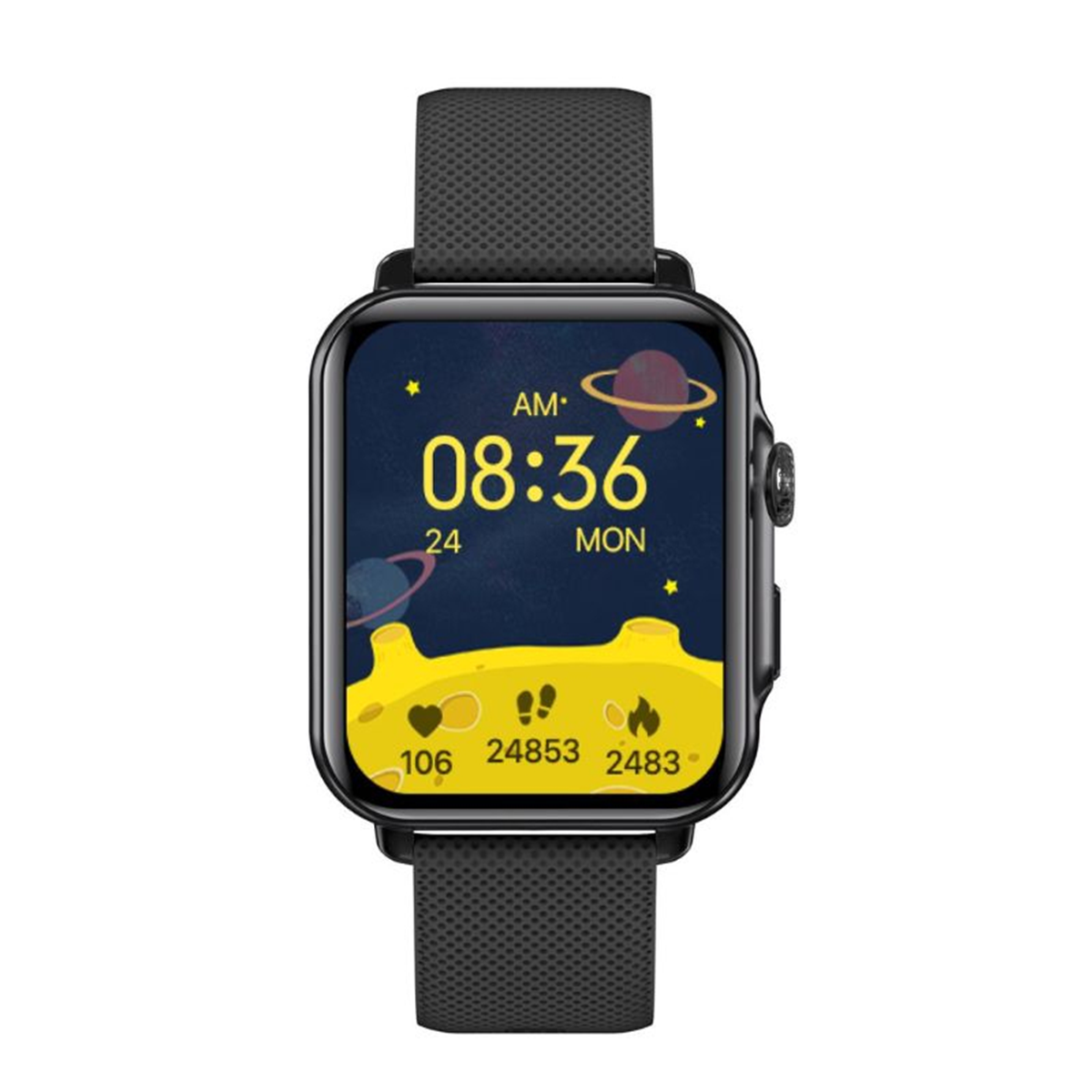 Reloj Smartwatch Aiwa Deportivo Ip67 Aw-sf13b Negro