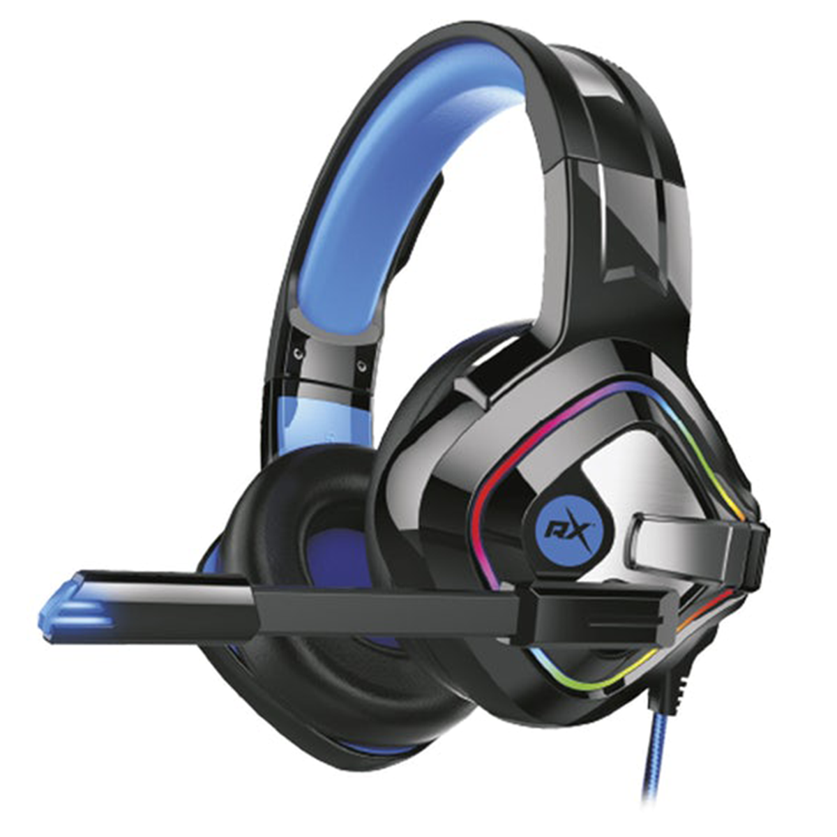 Audifonos Gamer Reptilex Rx0033 Usb Led Pc Negro