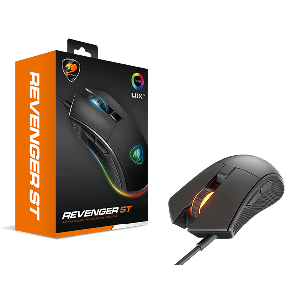 Mouse Gamer Cougar Revenger St Rgb 5000 Dpi Negro