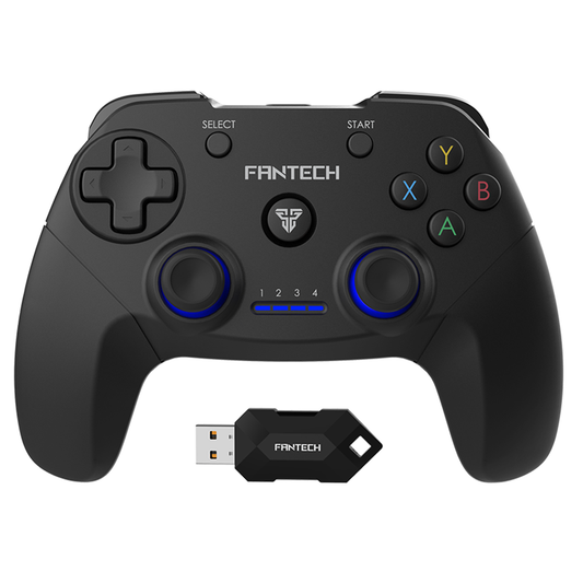 Control Joystick Fantech Revolver Inalambrico Wgp12 Pc Ps3 Negro