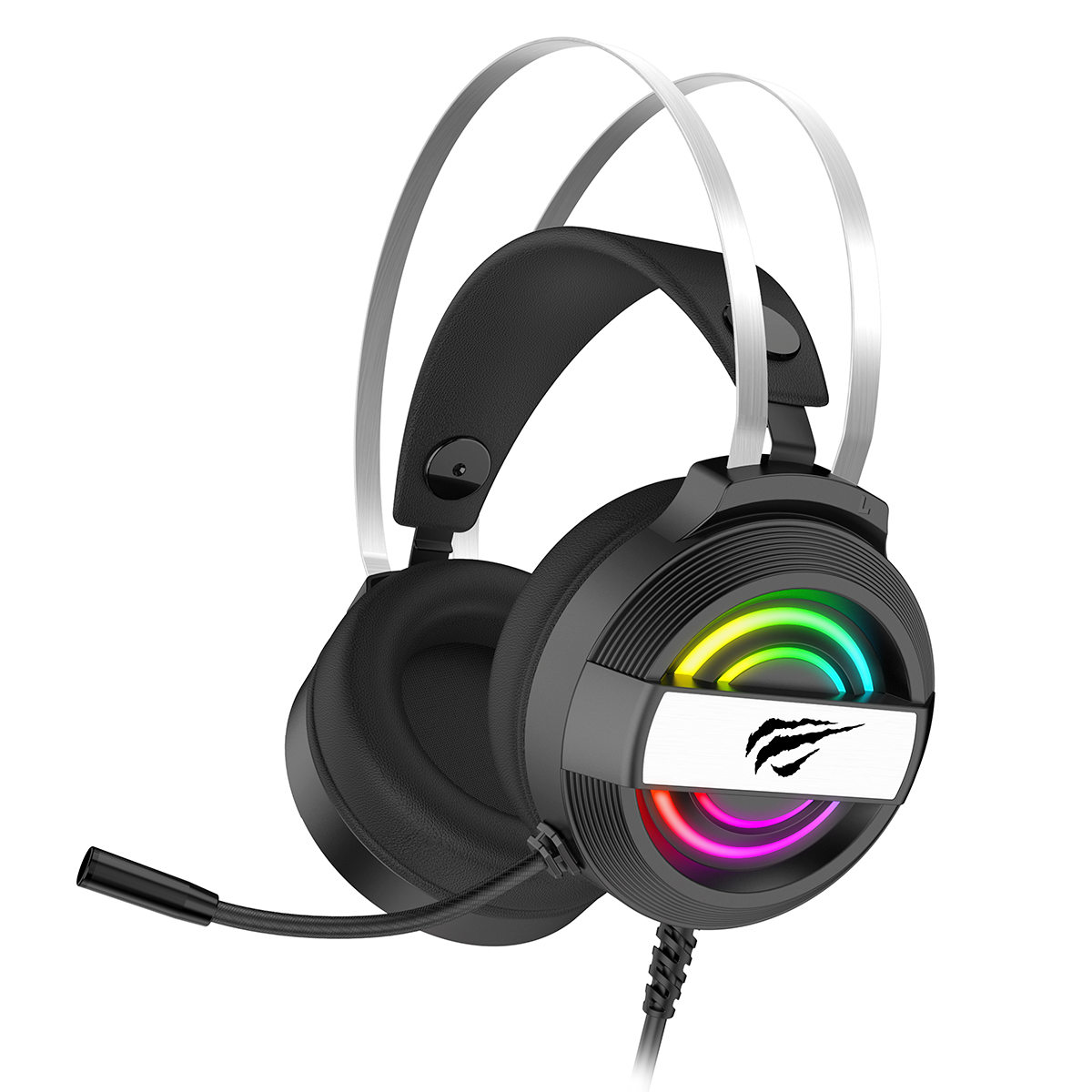 Audifonos Gamer Gamenote H2026d Rgb Pc Negro