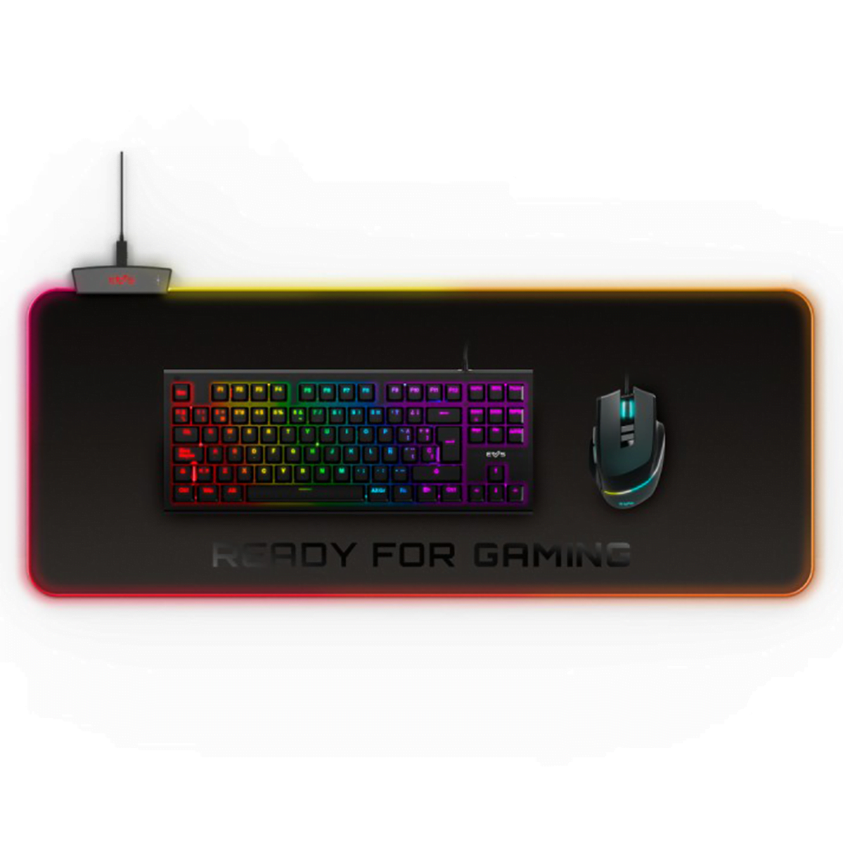 Mousepad Gamer Energy Sistem Esg P5 Rgb 80x30cm Negro