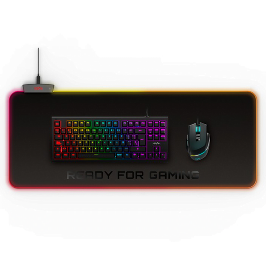 Mousepad Gamer Energy Sistem Esg P5 Rgb 80x30cm Negro