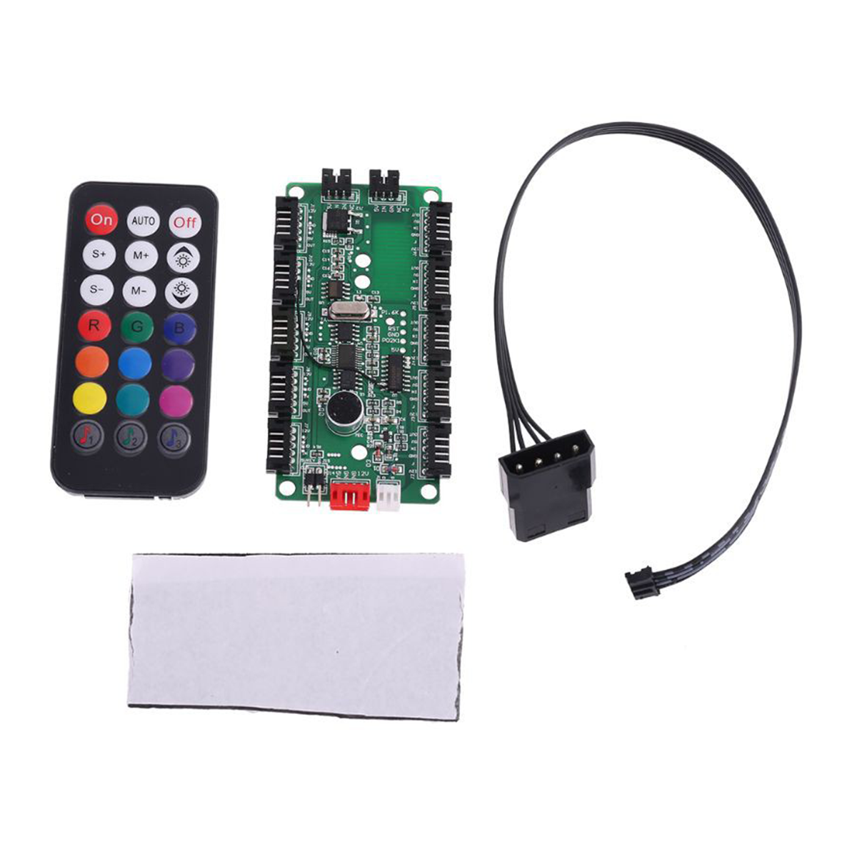 Hub Controlador RGB Hasta 10 Fan Incluye Control Remoto