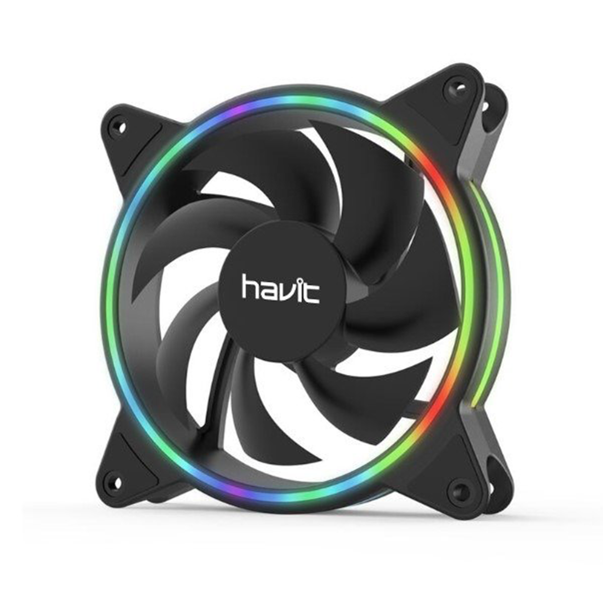 Kit de Ventiladores Gamenote Havit F2092 RGB Negro