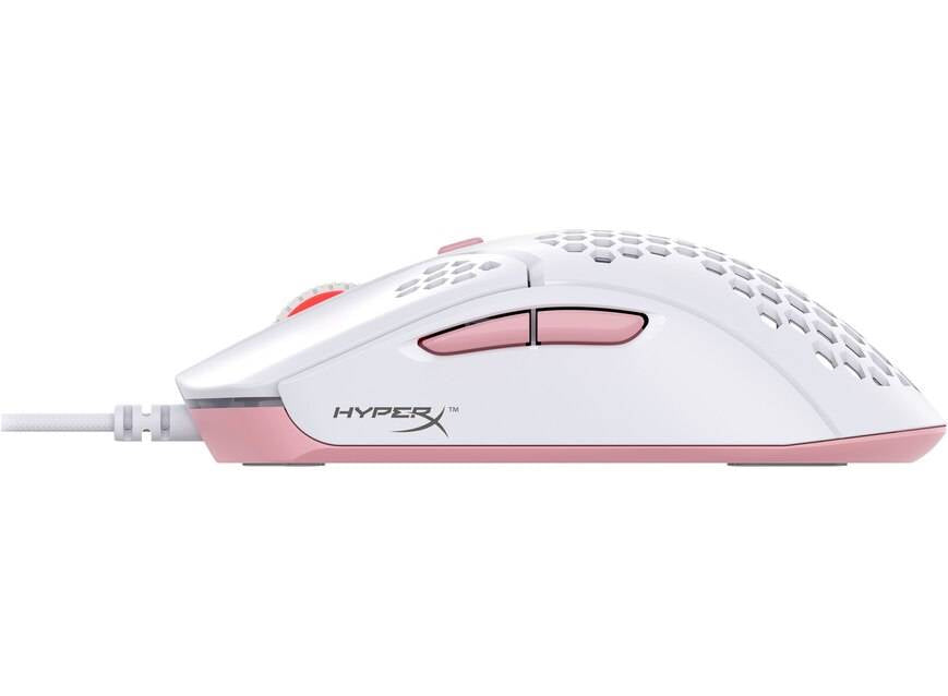 Mouse Gamer Hyperx Pulsefire Haste 16000 Dpi Blanco Rosado – imagen 2