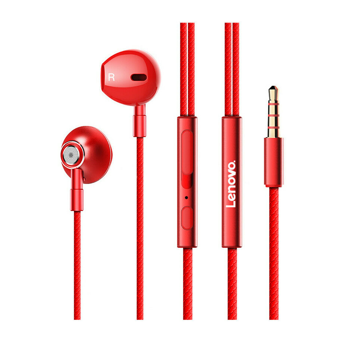 Audifono Lenovo HF140 Rojo
