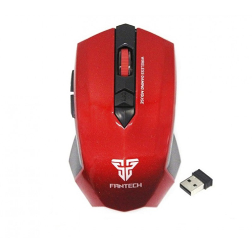 Mouse Gamer Fantech Inalambrico Wg7 Rojo