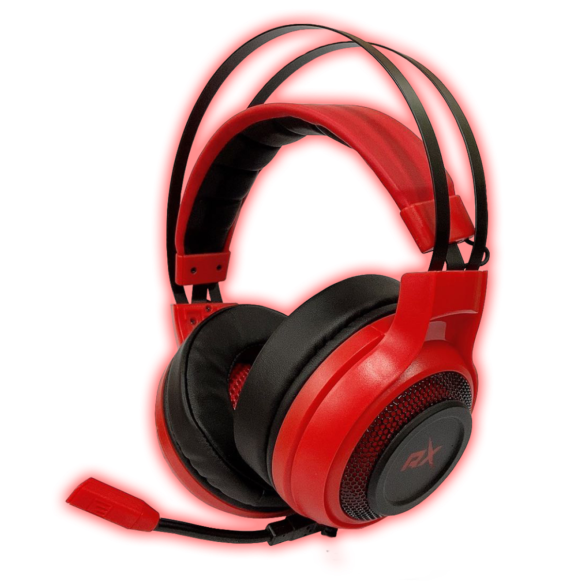 Audifonos Gamer Reptilex RX0027r Pc Rojo