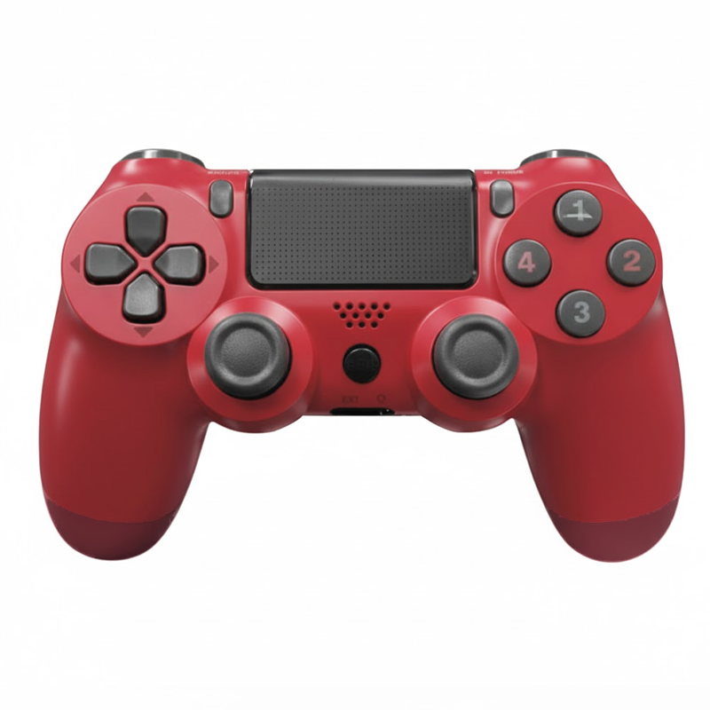 Control Joystick Con Cable Para PS4 Rojo – imagen 3