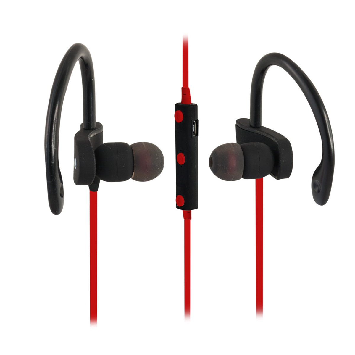 Audifonos Bluetooth Microlab Clip Action Fit Mod 7747 Rojo