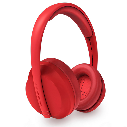 Audifonos Bluetooth Energy Sistem Headphones Hoshi Eco Rojo