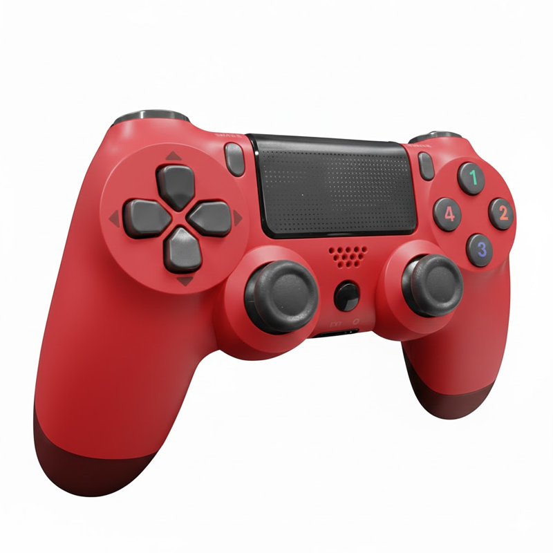 Control Joystick Con Cable Para PS4 Rojo