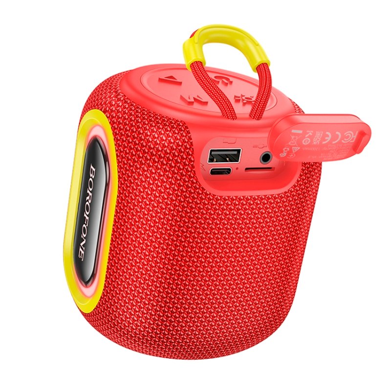 Parlante Inalambrico Bluetooth Borofone Br39 10w Fm Aux Rojo – imagen 2