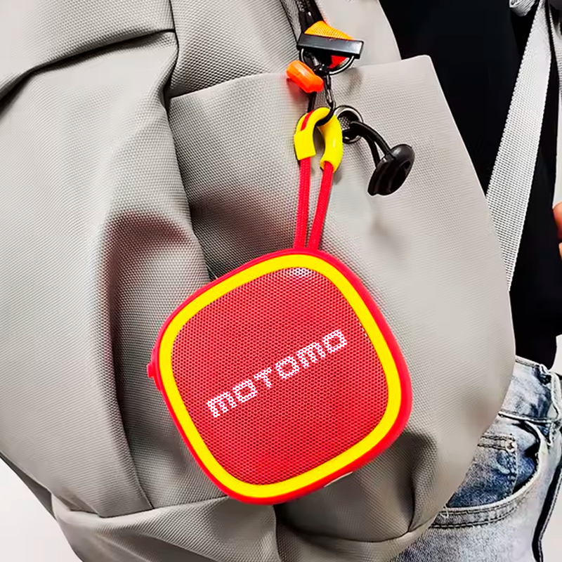 Parlante Bluetooth Motomo Pocket II 5w Rojo – imagen 3